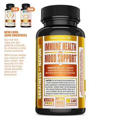 Foto 5 | Vitamina D3 K2 Zhou Nutrition - Venta Internacional