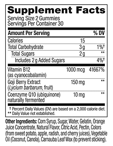 Foto 8 pulgar | Energy Gummy Olly Extra Strength Para Uso Diario, Sin Cafeína, 100 Ml - Venta Internacional.