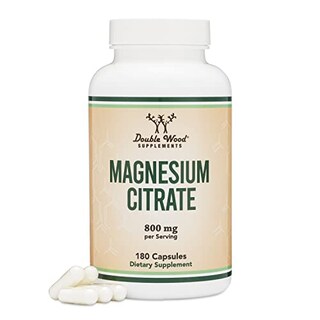 Foto 1 | Cápsulas De Citrato De Magnesio 400 Mg 180 Cápsulas Double Wood - Venta Internacional.
