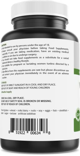 Foto 4 pulgar | Suplemento Brieofood De Vitamina B2 (riboflavina) 400 Mg 120 Cápsulas - Venta Internacional.