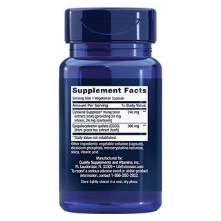 Foto 2 | Suplemento Life Extension Cytokine Suppress Con Egcg 30 Cápsulas - Venta Internacional.