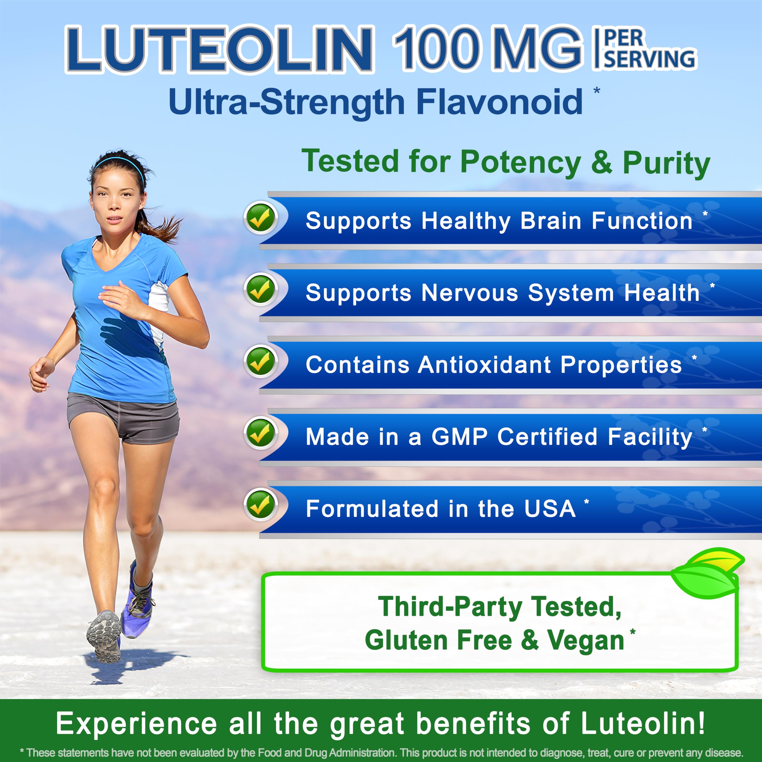 Foto 4 pulgar | Suplemento De Luteolina Asquared Nutrition 100 Mg - 120 Cápsulas - Venta Internacional.