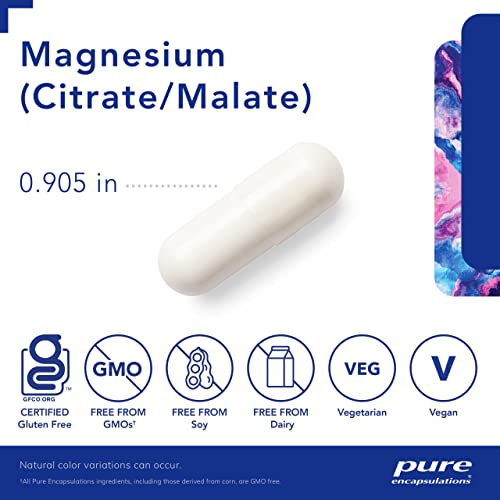 Foto 4 pulgar | Suplemento Pure Encapsulations Magnesio (citrato/malato) 90 - Venta Internacional.