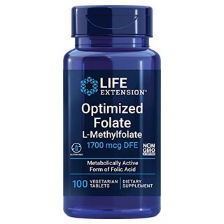 Foto 1 | Folato Optimizado Supplement Life Extension, 1700 Mcg, 100 Tabletas - Venta Internacional.