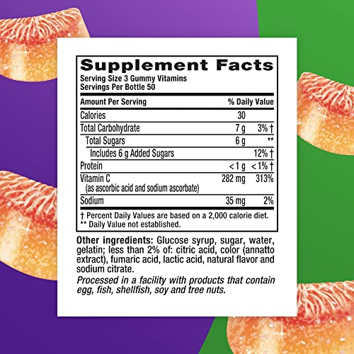 Foto 4 | Gomitas De Vitamina Vitafusion Power C Para El Apoyo Inmunitario, 150 Unidades - Venta Internacional.