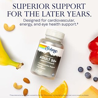 Foto 3 | Multivitamínico Solaray, Una Vez Al Día Para Adultos Mayores De 50 Años, 90 Cápsulas Vegetarianas - Venta Internacio
