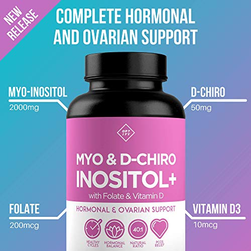 Foto 3 pulgar | Suplemento Optify: Inositol, Mioinositol, D-quirofolato D - Venta Internacional.