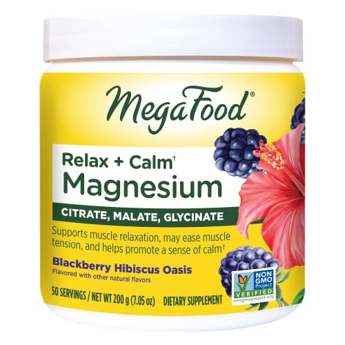 Foto 2 pulgar | Magnesio En Polvo Megafood Relax Calm Blackberry Hibiscus 200 - Venta Internacional.