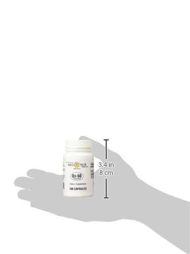 Foto 6 pulgar | Suplemento Biotech Pharmacal D3-50 50 50 000 Ui 100 Cápsulas - Venta Internacional.