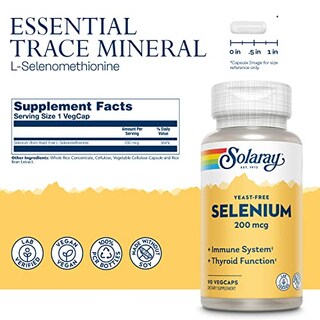 Foto 3 | Suplemento Solaray Selenium 200 Mcg Vegano Y Sin Ogm 90 Unidades - Venta Internacional.