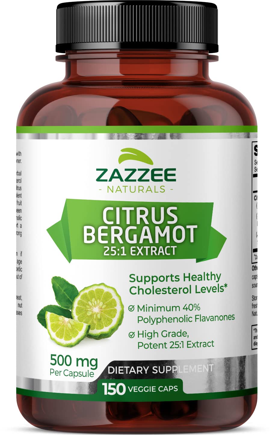Foto 1 | Suplemento Zazzee Extra Strength, Extracto De Bergamota Cítrica 25:1 - Venta Internacional.