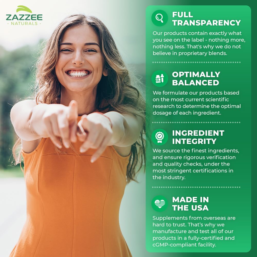 Foto 5 | Suplemento Zazzee Extra Strength, Extracto De Bergamota Cítrica 25:1 - Venta Internacional.