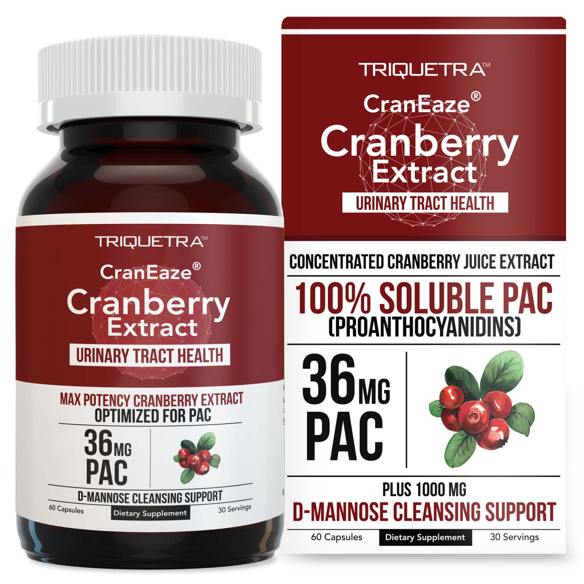 Foto 1 | Suplemento De Extracto De Arándano Triquetra Health Craneaze  - Venta Internacional.