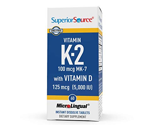 Foto 3 pulgar | Suplemento Superior Source K2 (mk-7) De 100 Mcg Con D3 5000 Ui 60  - Venta Internacional.