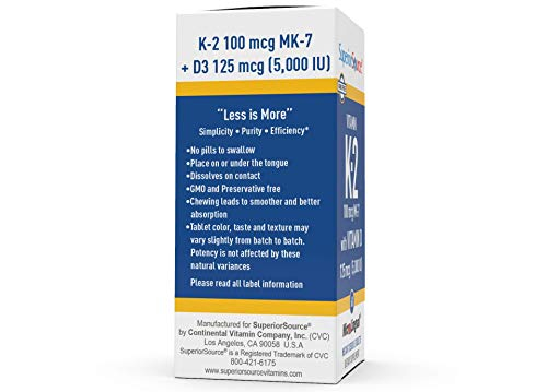 Foto 4 pulgar | Suplemento Superior Source K2 (mk-7) De 100 Mcg Con D3 5000 Ui 60  - Venta Internacional.