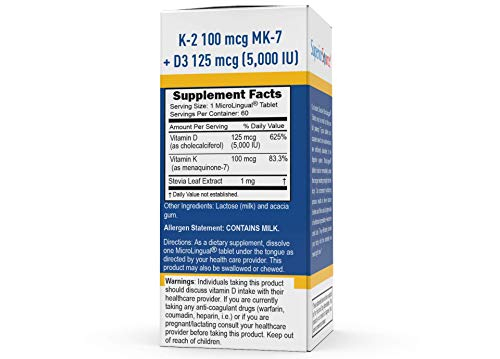 Foto 6 pulgar | Suplemento Superior Source K2 (mk-7) De 100 Mcg Con D3 5000 Ui 60  - Venta Internacional.