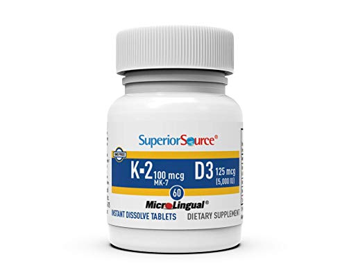 Foto 7 pulgar | Suplemento Superior Source K2 (mk-7) De 100 Mcg Con D3 5000 Ui 60  - Venta Internacional.