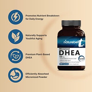 Foto 3 | Suplemento Naturebell Dhea Extra Strength 100 Mg 200 Cápsulas - Venta Internacional.