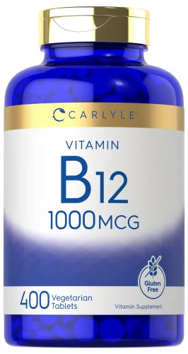 Foto 2 pulgar | Suplemento Carlyle De Vitamina B12 1000 Mcg | 400 Tabletas - Venta Internacional.