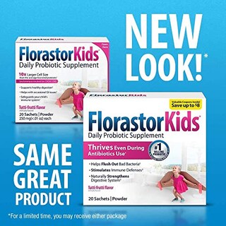Foto 4 | Suplemento Probiótico Florastor Kids Tutti-frutti 20 Sobres - Venta Internacional.