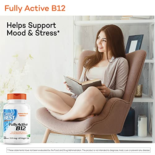 Foto 6 pulgar | Suplemento Doctor's Best Fully Active B12 1500 MCG 60 Tabletas - Venta Internacional