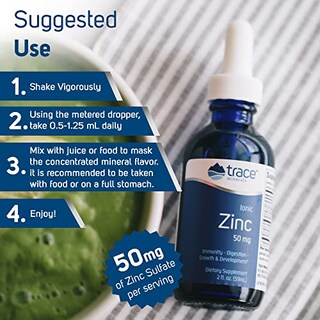 Foto 4 | Suplemento De Zinc Iónico Líquido Trace Minerals Research, 60 Ml - Venta Internacional.