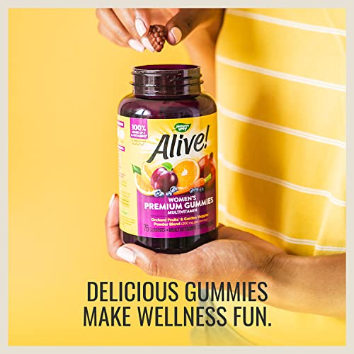 Foto 8 pulgar | Multivitaminas En Gomitas ¡nature's Way Alive! Premium Para Mujer 75 - Venta Internacional.