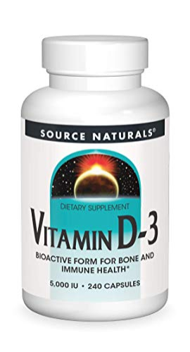 Foto 2 pulgar | Vitamina D-3 De Supplement Source Naturals, 5000 Ui, 240 Cápsulas - Venta Internacional.