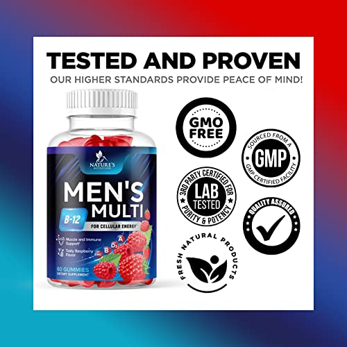 Foto 5 pulgar | Gomitas Multivitamínicas Nature's Nutrition Para Hombres, 60 Gomitas Diarias - Venta Internacional.