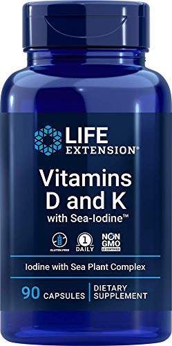 Foto 1 | Complemente Las Vitaminas D Y K De Life Extension Con Yodo Marino - Venta Internacional.