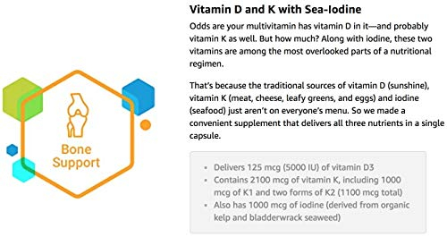 Foto 4 | Complemente Las Vitaminas D Y K De Life Extension Con Yodo Marino - Venta Internacional.