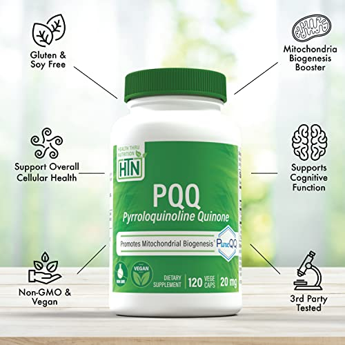 Foto 4 pulgar | Suplemento Health Thru Nutrition Pqq 20 Mg De Pirroloquinolina Q - Venta Internacional.