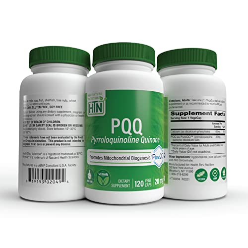 Foto 6 pulgar | Suplemento Health Thru Nutrition Pqq 20 Mg De Pirroloquinolina Q - Venta Internacional.