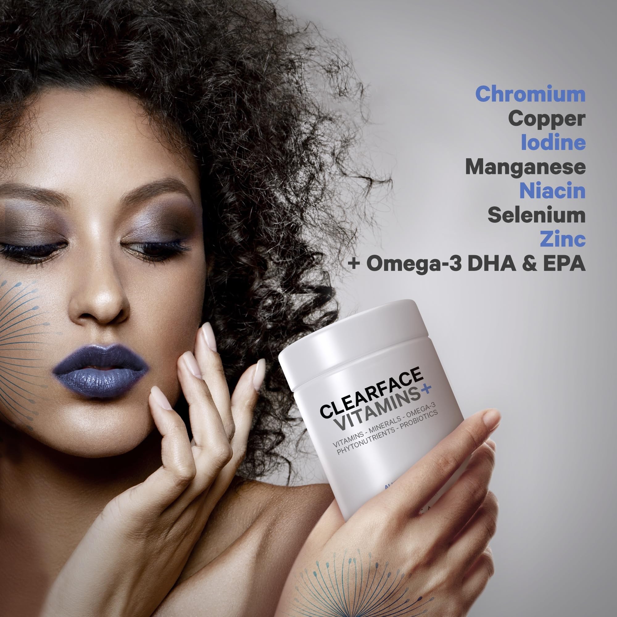 Foto 5 | Suplemento De Ácido Pantoténico, Niacina Y Más De Codeage Clearface - Venta Internacional.