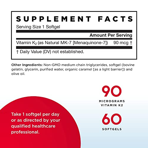 Foto 3 pulgar | Suplemento De Vitamina K-2 En Forma De Mk-7 De Jarrow Formulas, 90 Mcg, 60% Blandas - Venta Internacional.