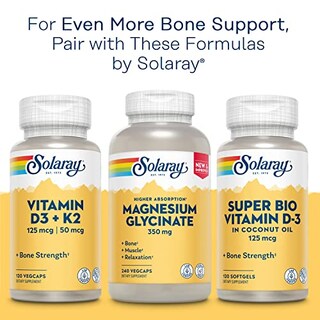Foto 6 | Suplemento De Citrato De Calcio Solaray Con Vitamina D3 1000 Mg 240 - Venta Internacional.