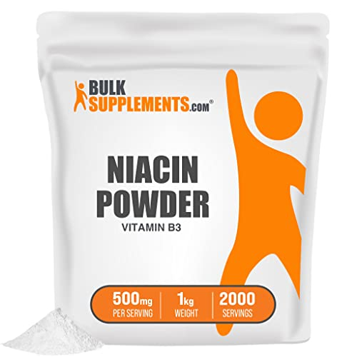 Foto 2 pulgar | Suplemento De Niacina En Polvo Bulksupplements.com 1 Kg - 2000 Dosis - Venta Internacional.