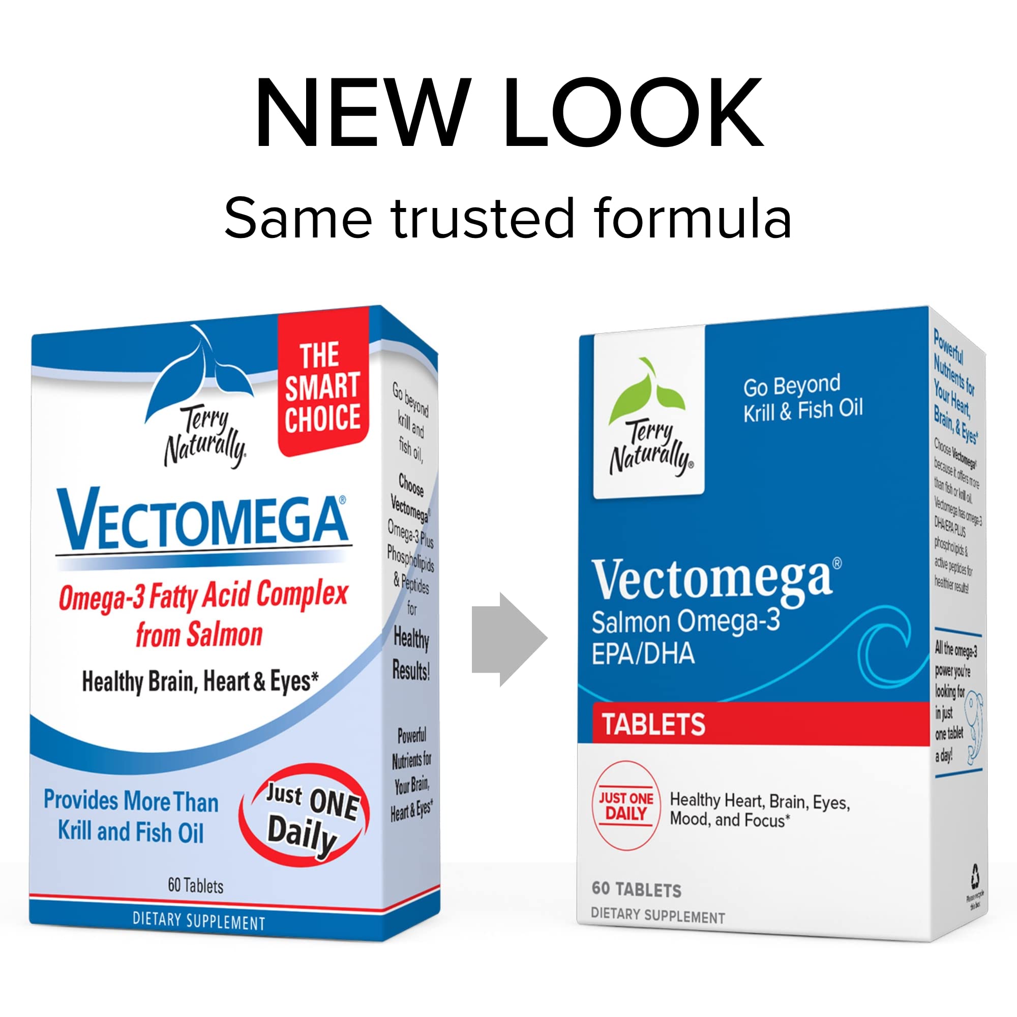 Foto 4 pulgar | Suplemento Terry Naturally Vectomega Omega-3 60 Comprimidos X 2 - Venta Internacional.