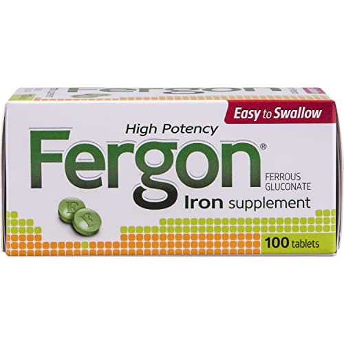 Foto 2 pulgar | Suplemento De Hierro Fergon High Potency 27 Mg 100 Comprimidos - Venta Internacional.