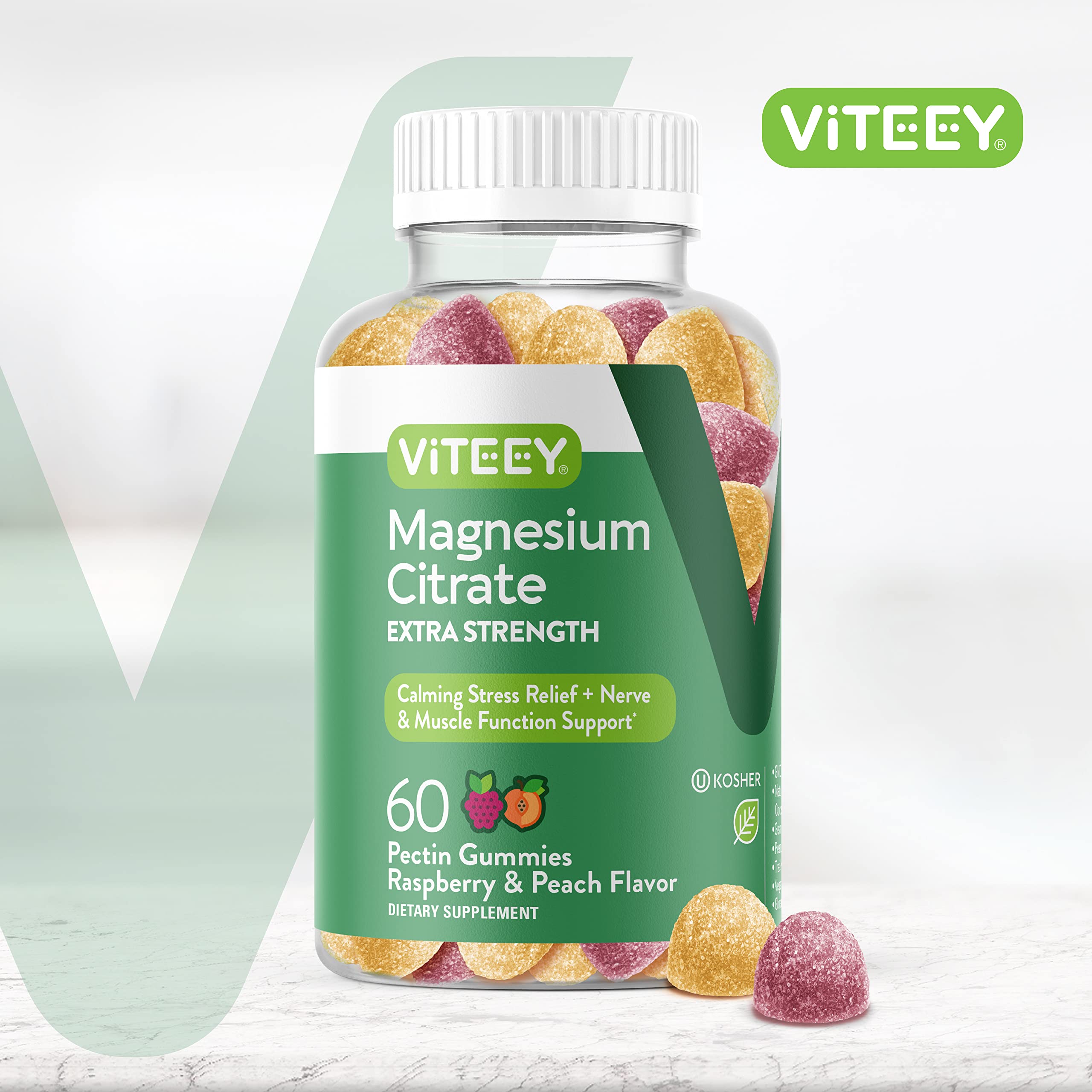 Foto 3 pulgar | Suplemento Viteey Gummies Extra Strength Con Citrato De Magnesio - Venta Internacional.