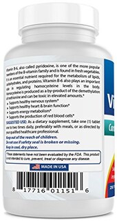 Foto 7 | Suplemento Best Naturals De Vitamina B6, 50 Mg, 250 Comprimidos - Venta Internacional.