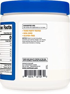 Foto 4 | Polvo De Ácido Málico Nutricost 454 G Sin Gluten, Sin Ogm - Venta Internacional.
