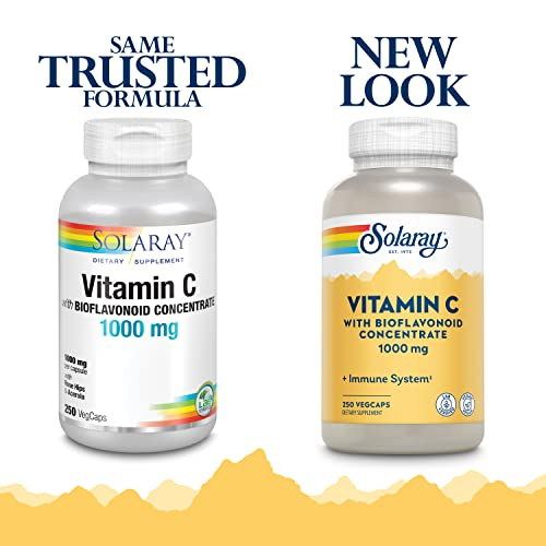 Foto 4 pulgar | Suplemento Solaray De Vitamina C De 1000 Mg Con Bioflavonoide 250 Vegc - Venta Internacional.