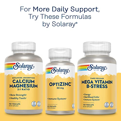 Foto 7 pulgar | Suplemento Solaray De Vitamina C De 1000 Mg Con Bioflavonoide 250 Vegc - Venta Internacional.