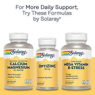 Foto 6 | Suplemento Solaray De Vitamina C De 1000 Mg Con Bioflavonoide 250 Vegc - Venta Internacional.