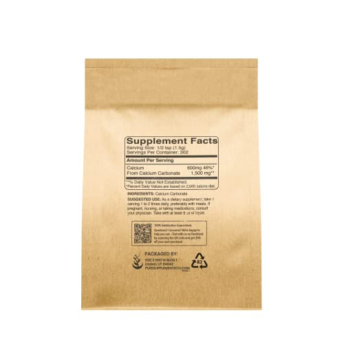 Foto 2 | Suplemento Dietético, Ingredientes Orgánicos Puros, Carbonato De Calcio - Venta Internacional.
