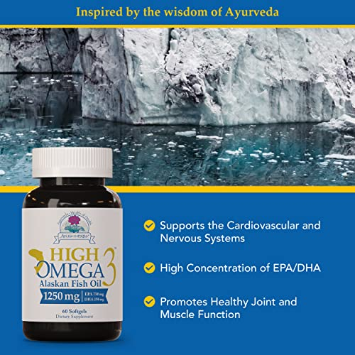 Foto 5 pulgar | Suplemento De Aceite De Pescado Ayush Herbs Con Alto Contenido De Omega-3 60 Cápsulas Blandas - Venta Internacional.
