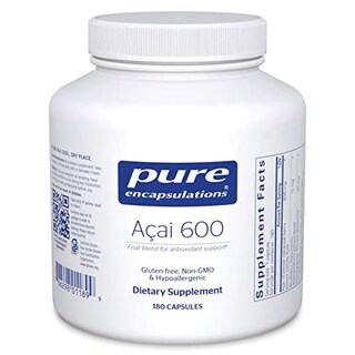 Foto 1 | Suplemento Pure Encapsulations Acai 600 Con 180 Cápsulas De Fibra - Venta Internacional.