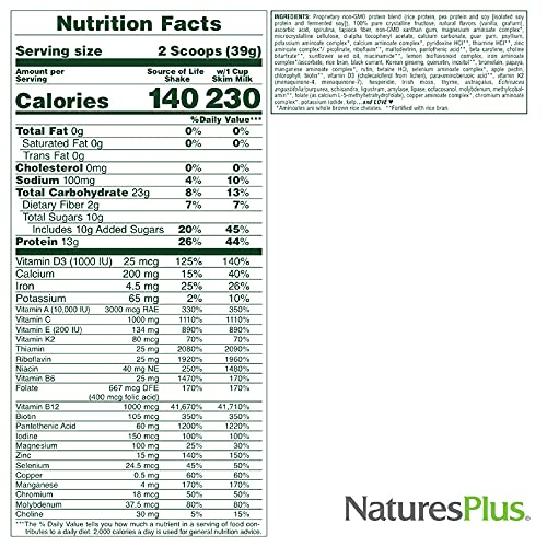 Foto 5 pulgar | Granola Cremosa Energy Shake Nature's Plus Source Of Life, 2 Kg - Venta Internacional.