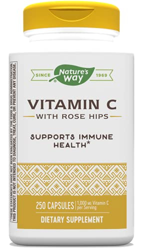 Foto 2 pulgar | Suplemento Nature's Way De Vitamina C 500 Con Escaramujo 250 Cápsulas - Venta Internacional.
